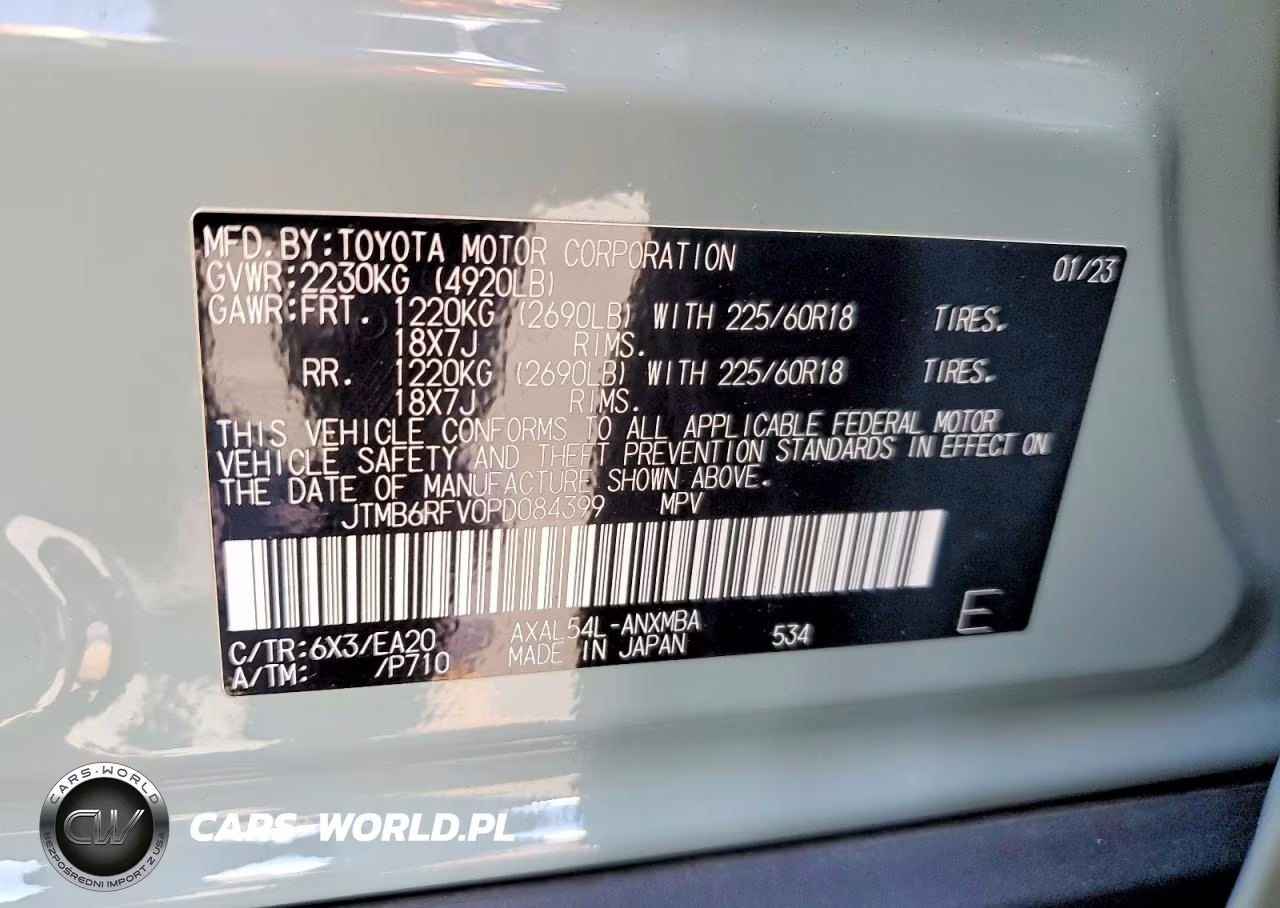 2023 Toyota Rav4 Xle Premium VIN:JTMB6RFV0PD084399 - 13