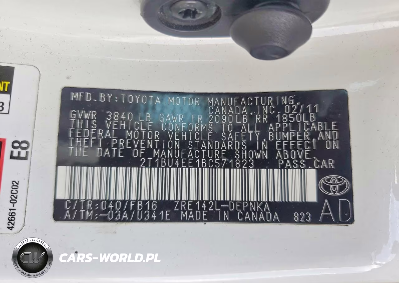 2011 Toyota Corolla Le VIN:2T1BU4EE1BC571823 - 12
