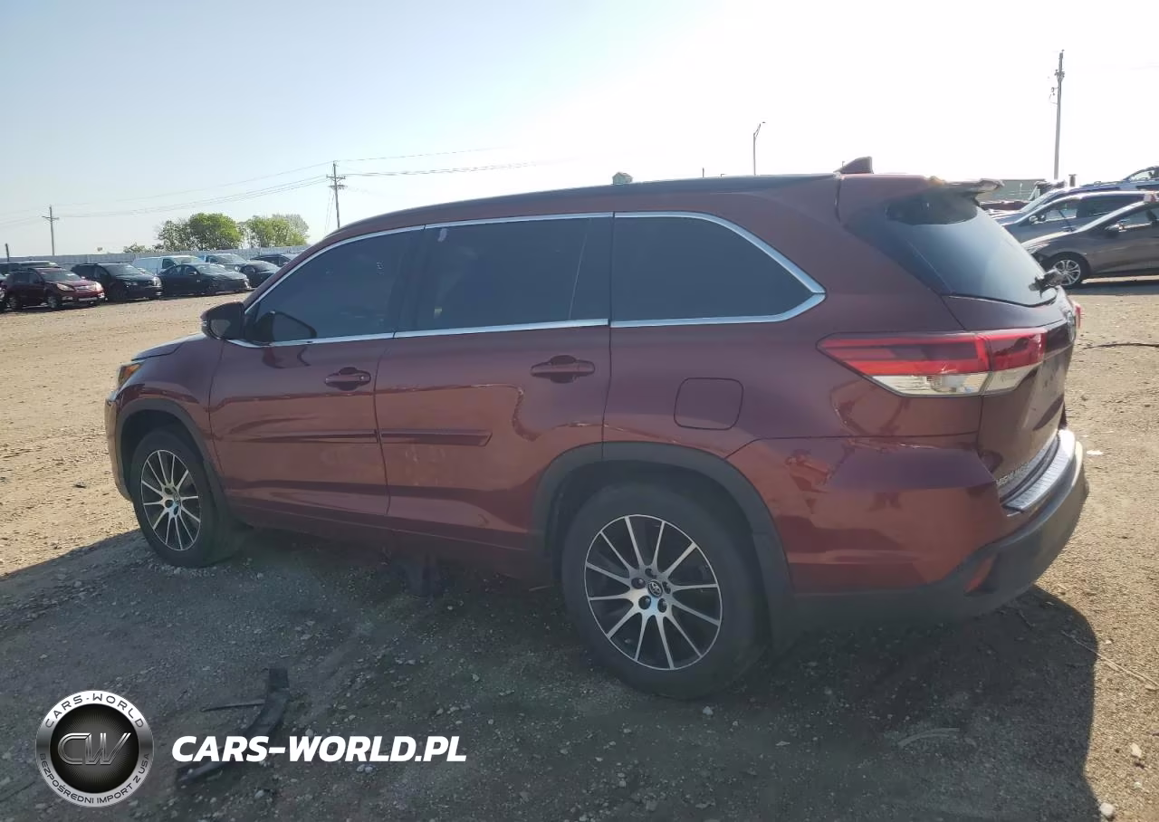 2018 Toyota Highlander Se VIN:5TDJZRFH6JS541838 - 2