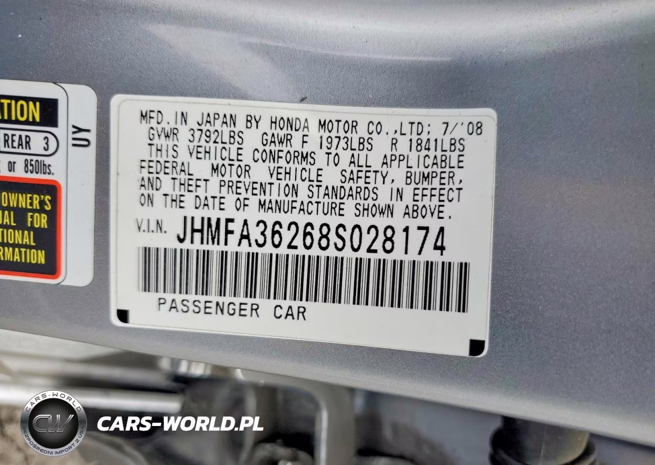 2008 Honda Civic Hybrid VIN:JHMFA36268S028174 - 12