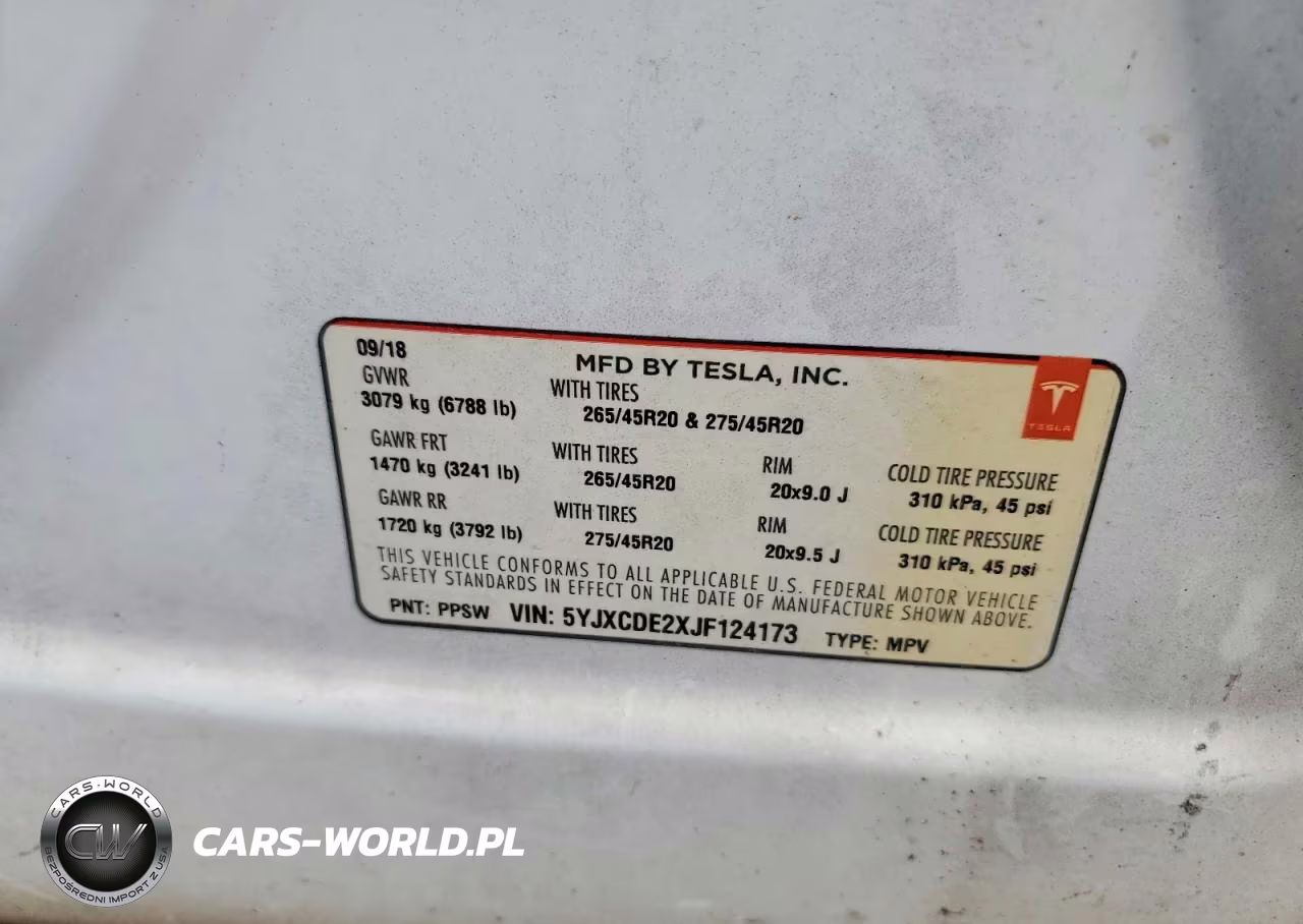 2018 Tesla Model X VIN:5YJXCDE2XJF124173 - 13