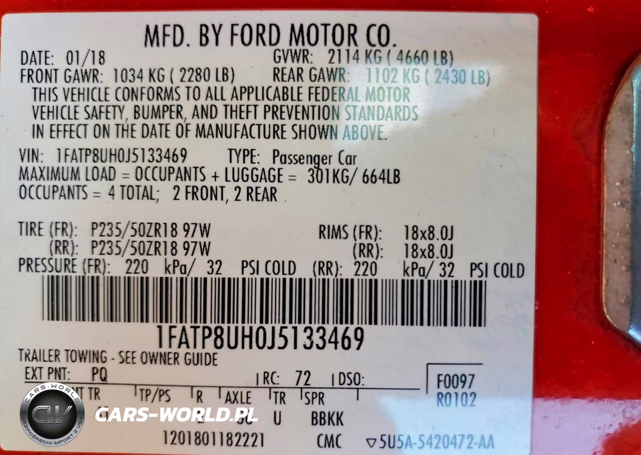 2018 Ford Mustang VIN:1FATP8UH0J5133469 - 12