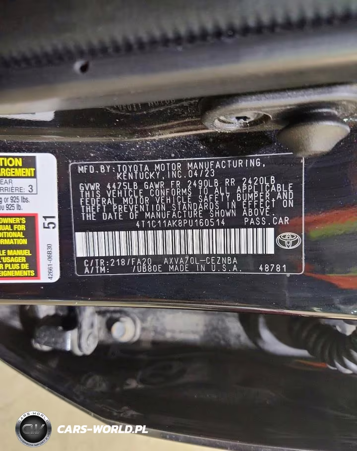 2023 Toyota Camry Le VIN:4T1C11AK8PU160514 - 12