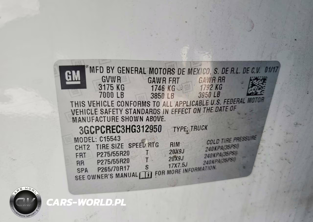 2017 Chevrolet Silverado C1500 Lt VIN:3GCPCREC3HG312950 - 12