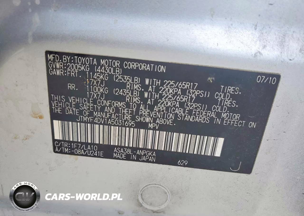 2010 Toyt Rav4 VIN:JTMYF4DV1A5031695 - 13