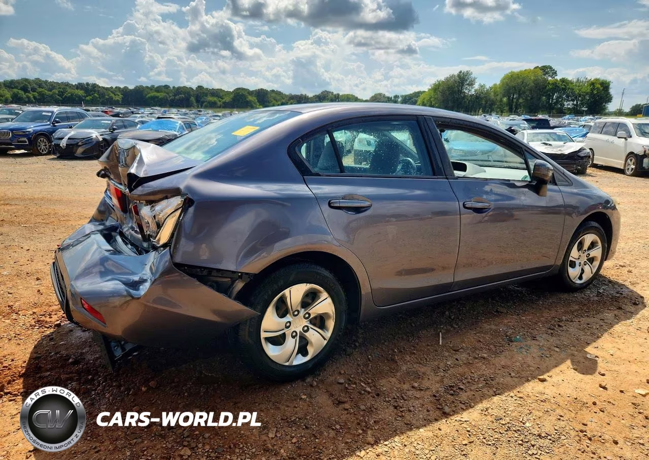 2015 Honda Civic Lx VIN:19XFB2F57FE239838 - 3