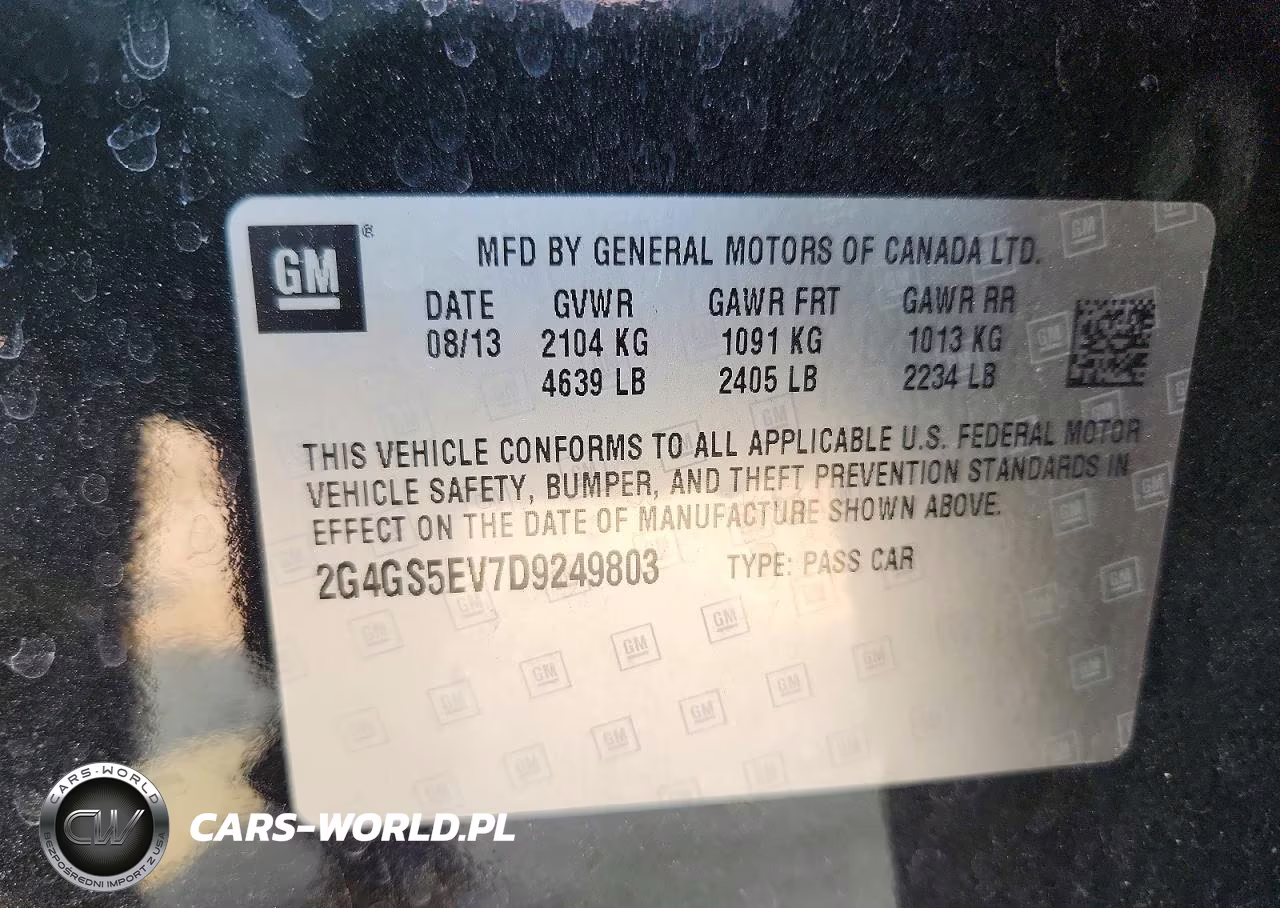 2013 Buick Regal Premium VIN:2G4GS5EV7D9249803 - 13