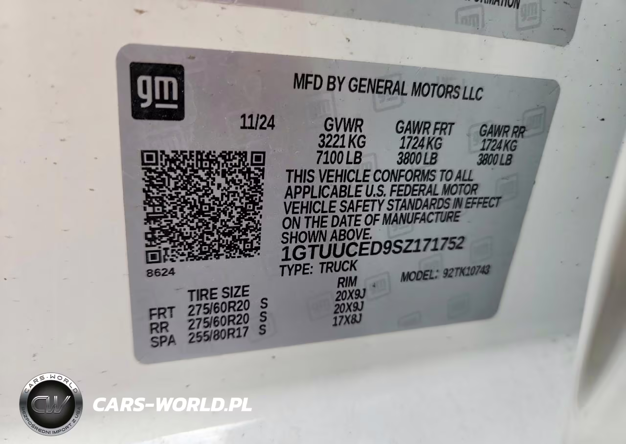2025 GMC Sierra K1500 Elevation VIN:1GTUUCED9SZ171752 - 13