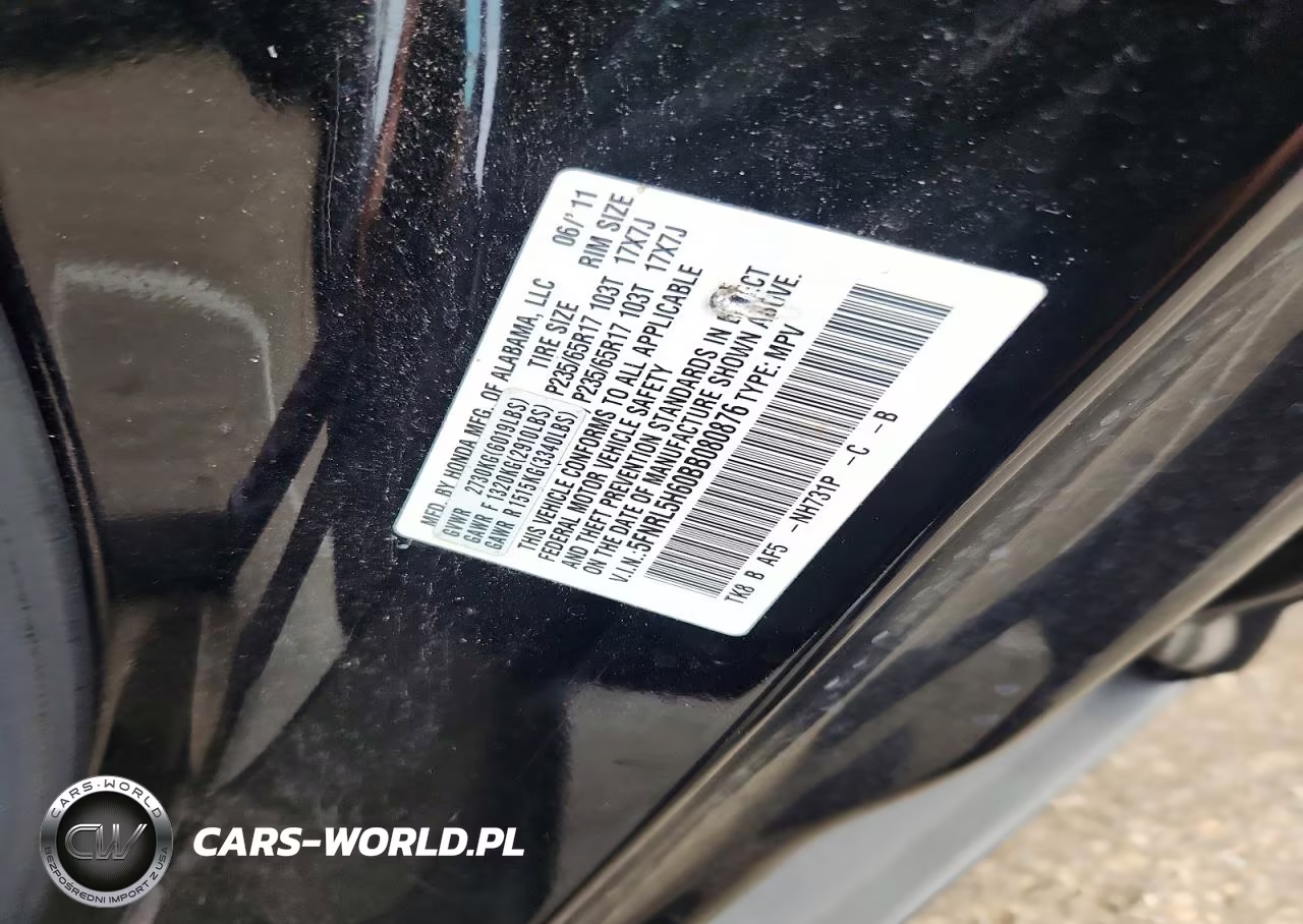 2011 Honda Odyssey Exl VIN:5FNRL5H60BB080876 - 13