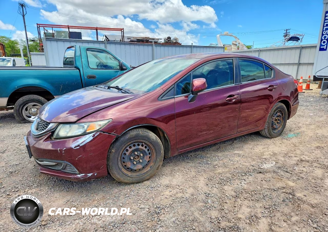 2013 Honda Civic Lx VIN:2HGFB2F51DH523923 - 1