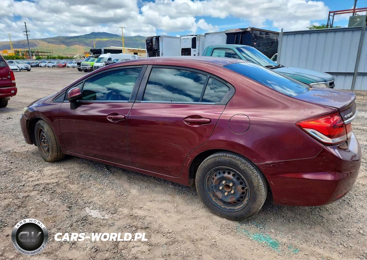 2013 Honda Civic Lx VIN:2HGFB2F51DH523923 - 2