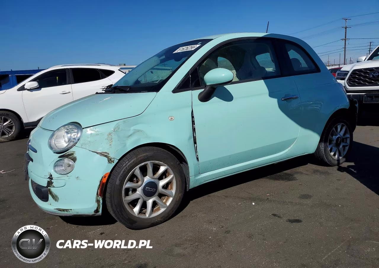 2016 Fiat 500 Easy VIN:3C3CFFKR4GT144968 - 1
