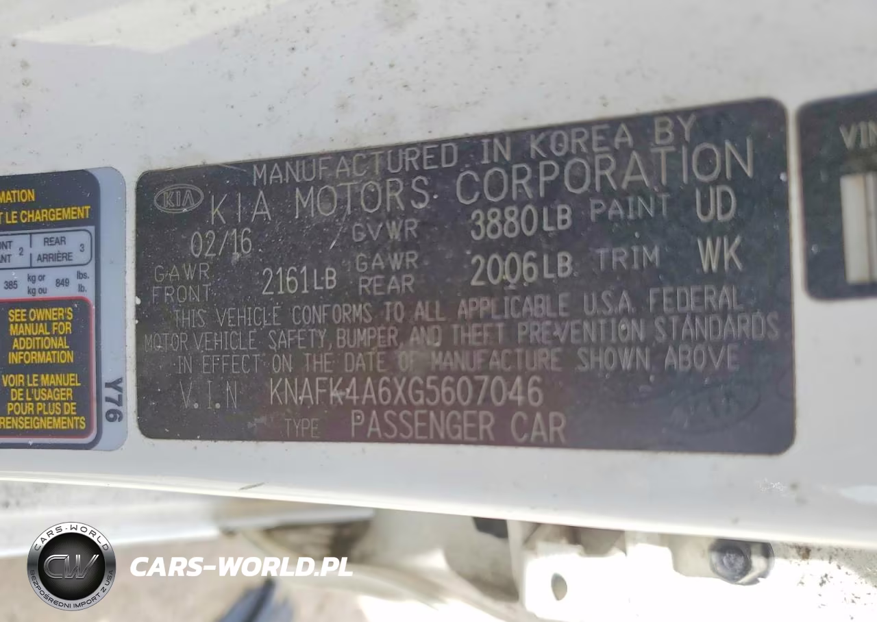 2016 Kia Forte Lx VIN:KNAFK4A6XG5607046 - 13