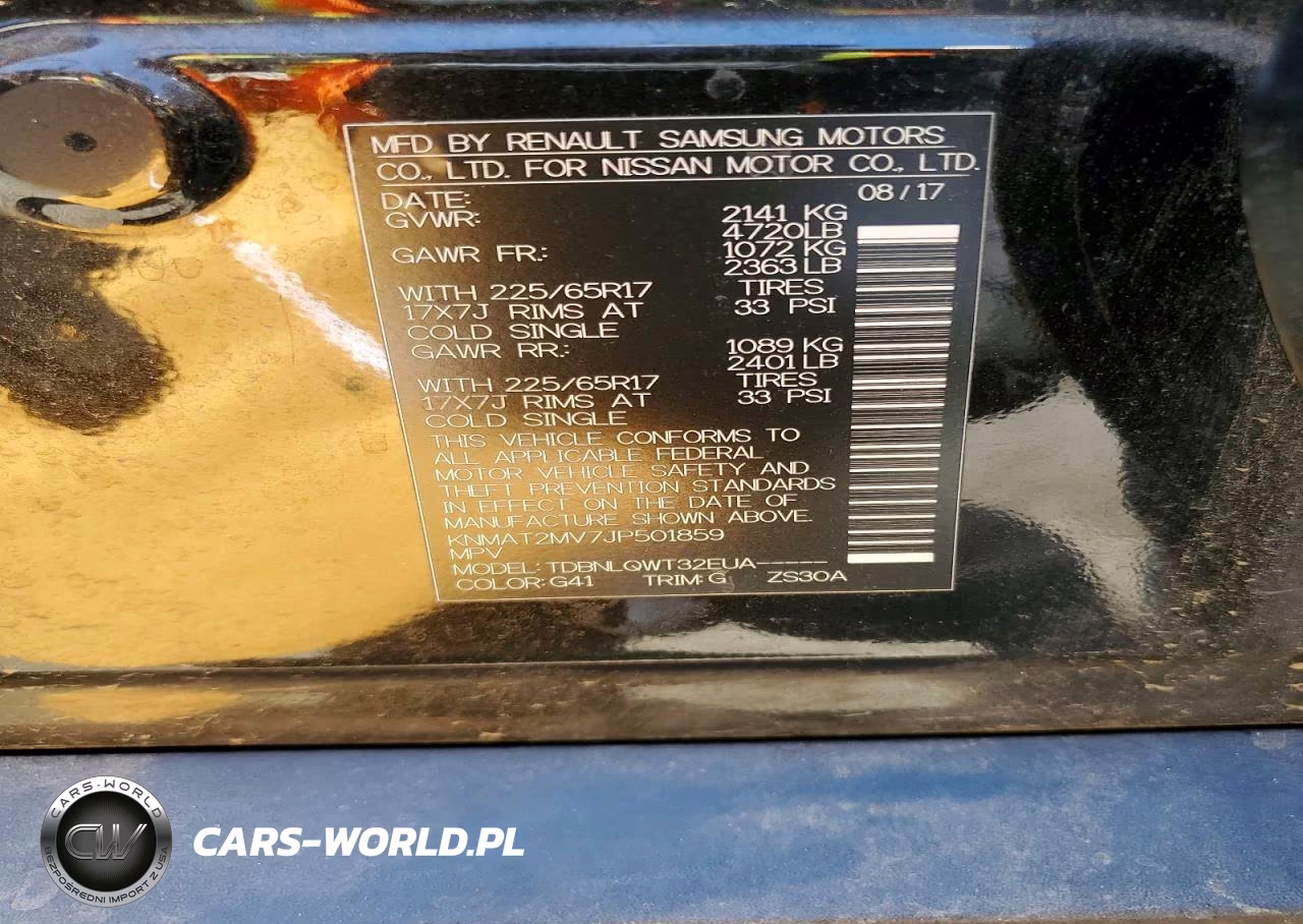 2018 Nissan Rogue Sv VIN:KNMAT2MV7JP501859 - 12