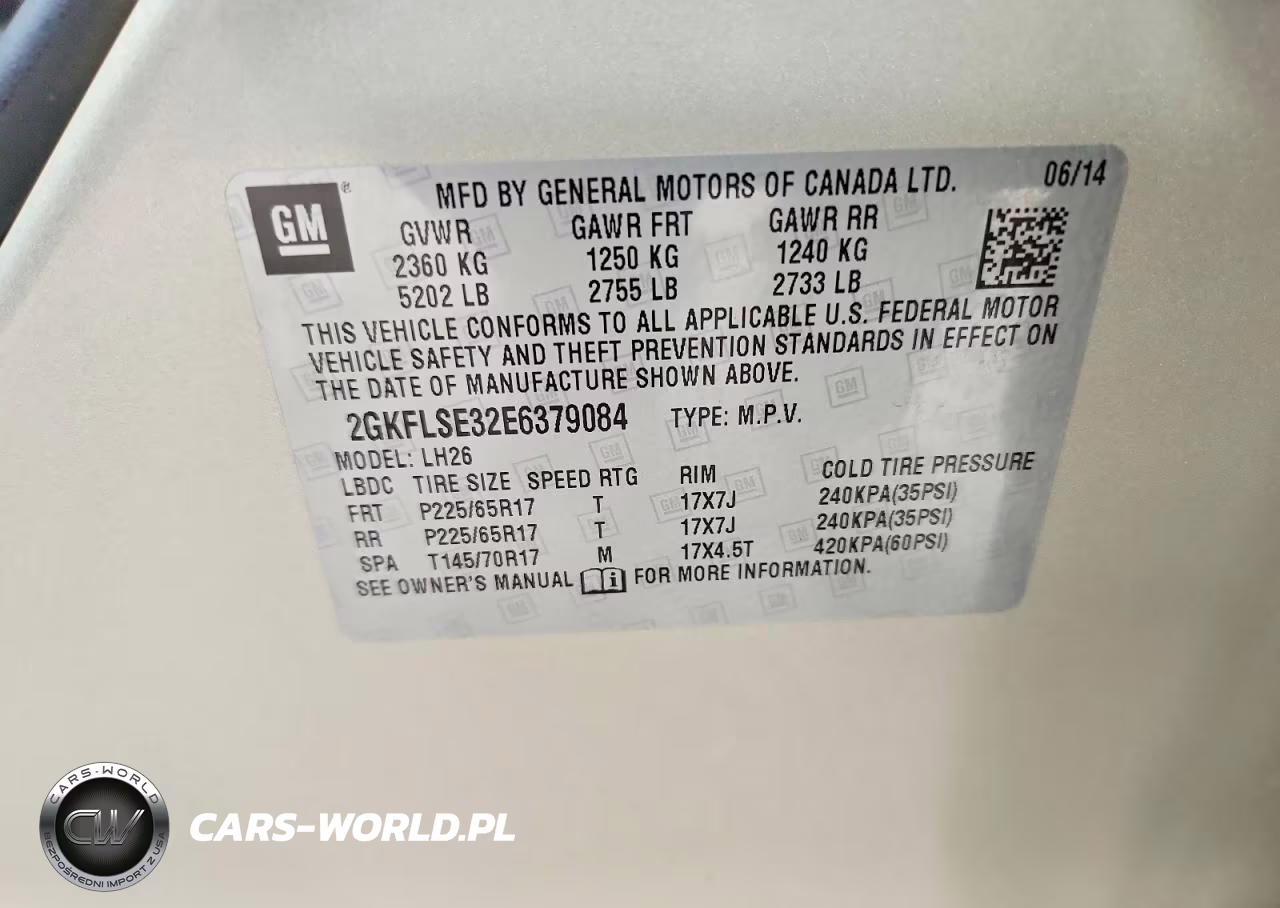 2014 GMC Terrain Slt VIN:2GKFLSE32E6379084 - 13