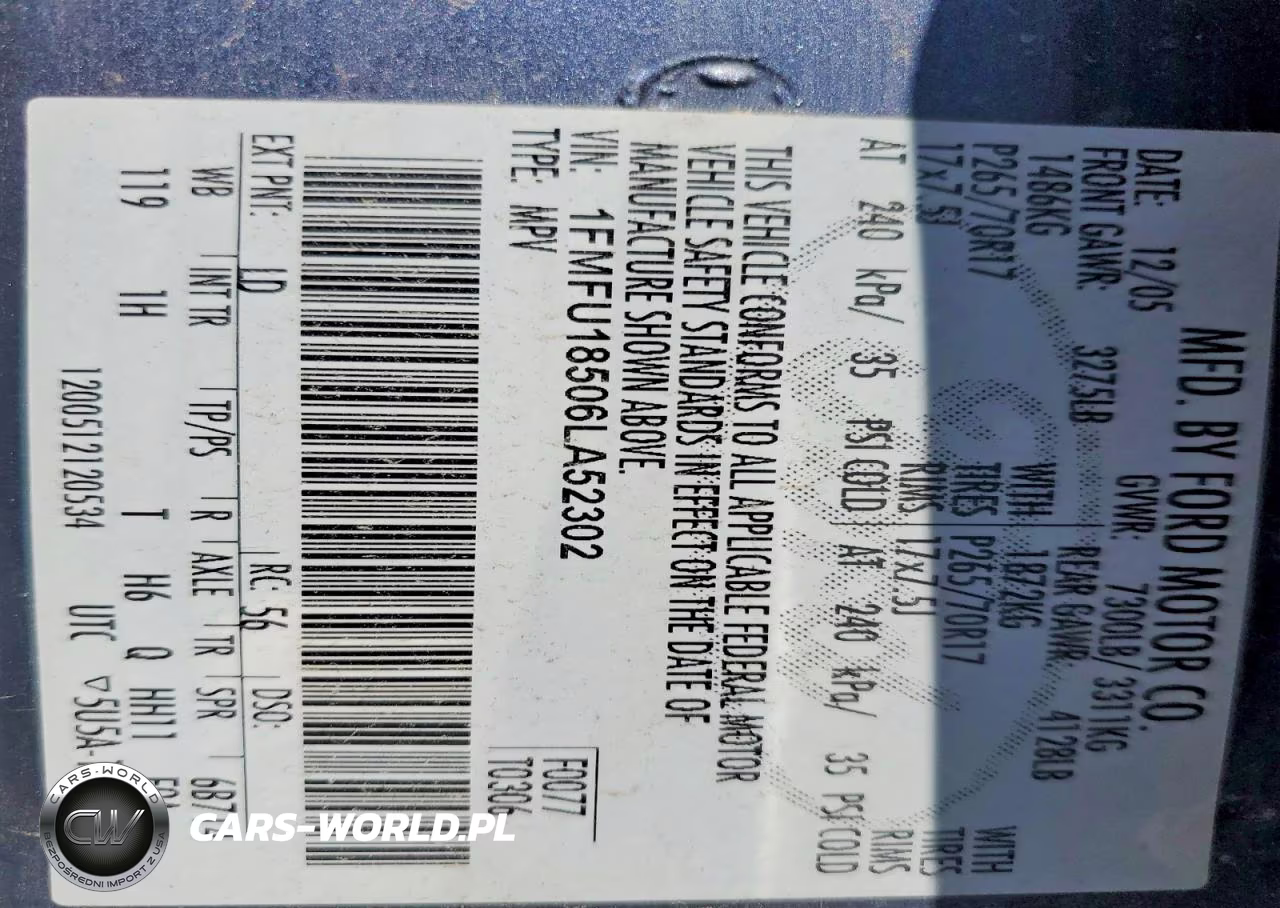 2006 Ford Expedition Eddie Bauer VIN:1FMFU18506LA52302 - 14