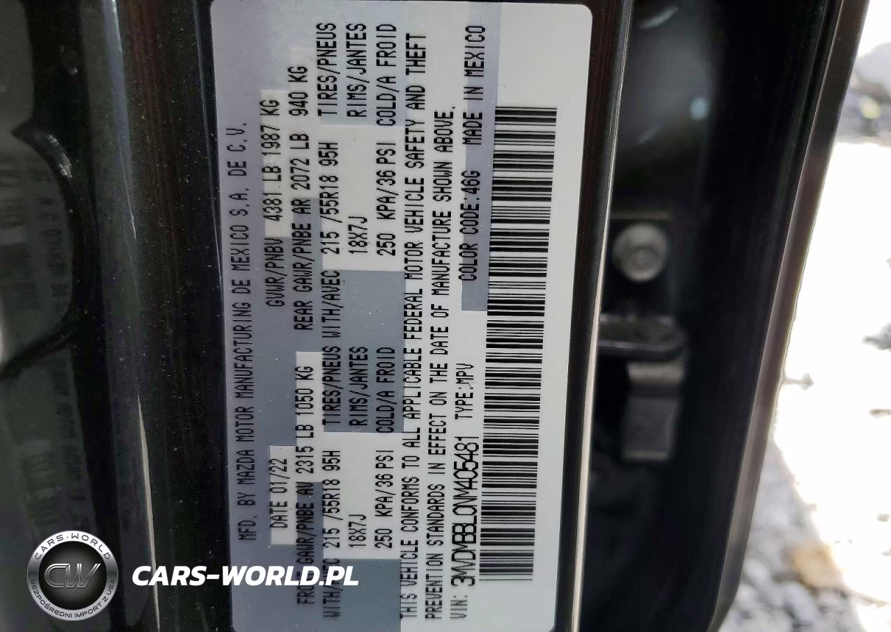 2022 Mazda Cx-30 Select VIN:3MVDMBBL0NM405481 - 14