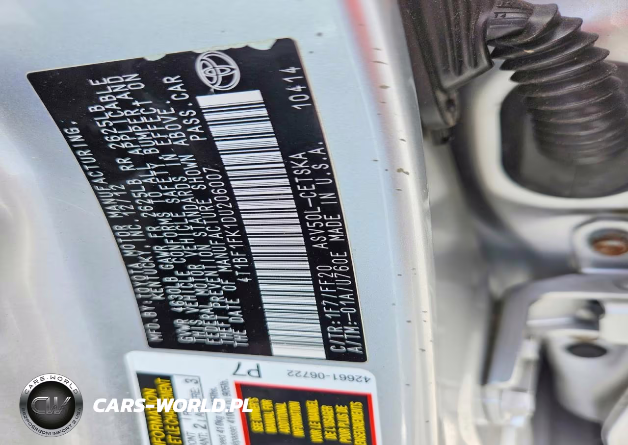 2013 Toyota Camry L VIN:4T1BF1FK1DU206007 - 12