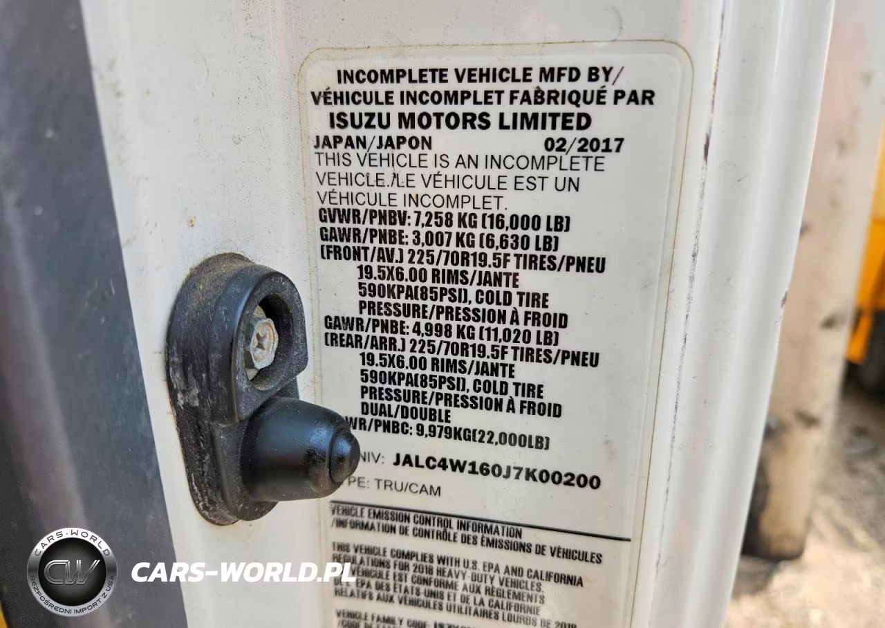 2018 Isuzu Npr Xd Box Truck VIN:JALC4W160J7K00200 - 13