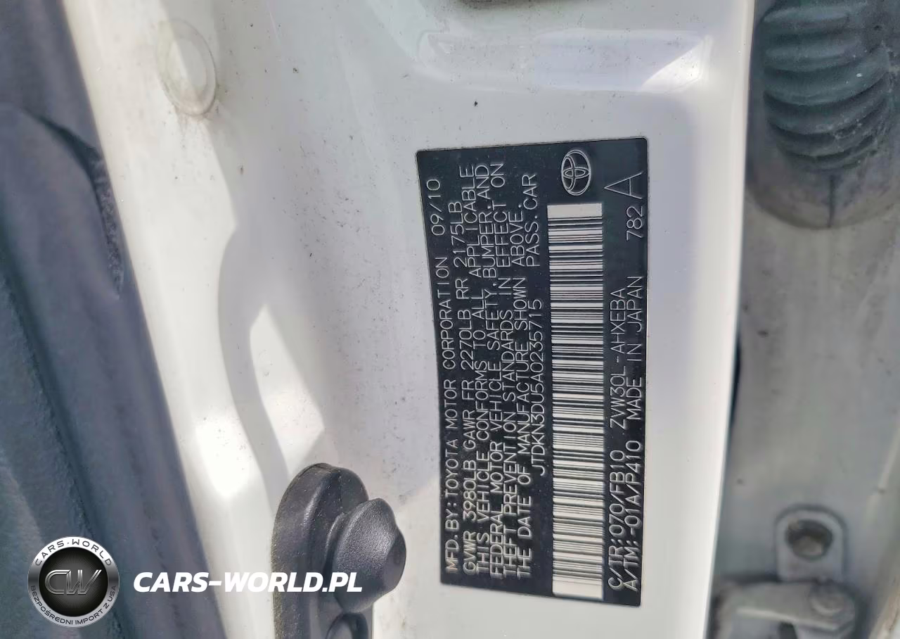 2010 Toyota Prius Iii VIN:JTDKN3DU5A0235715 - 12