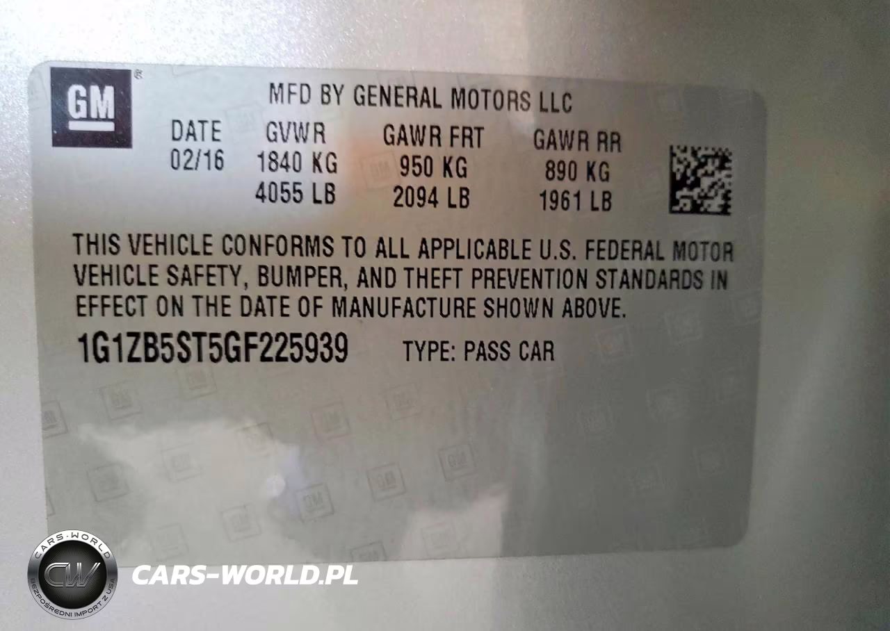 2016 Chevrolet Malibu Ls VIN:1G1ZB5ST5GF225939 - 12