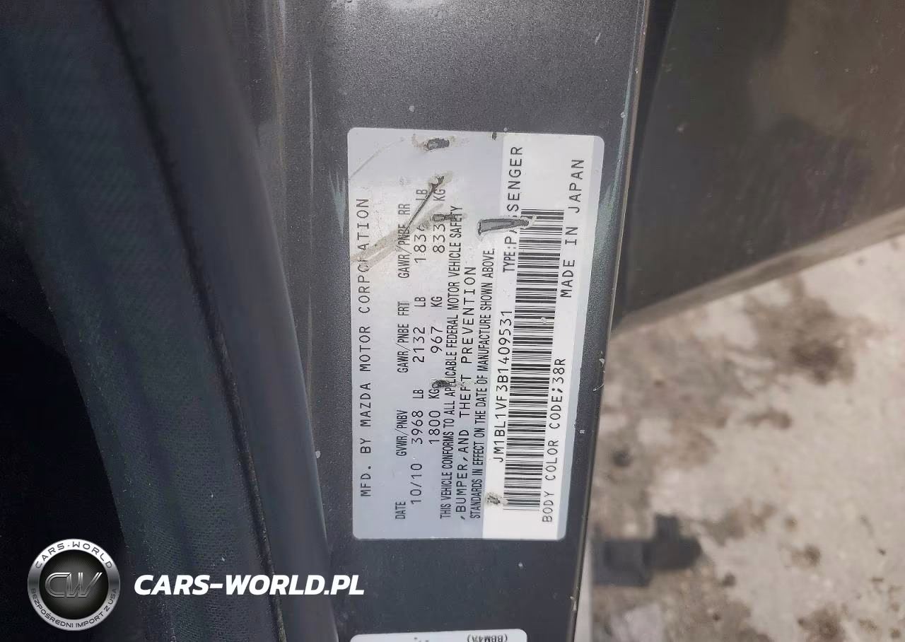2011 Mazda 3 I VIN:JM1BL1VF3B1409531 - 12