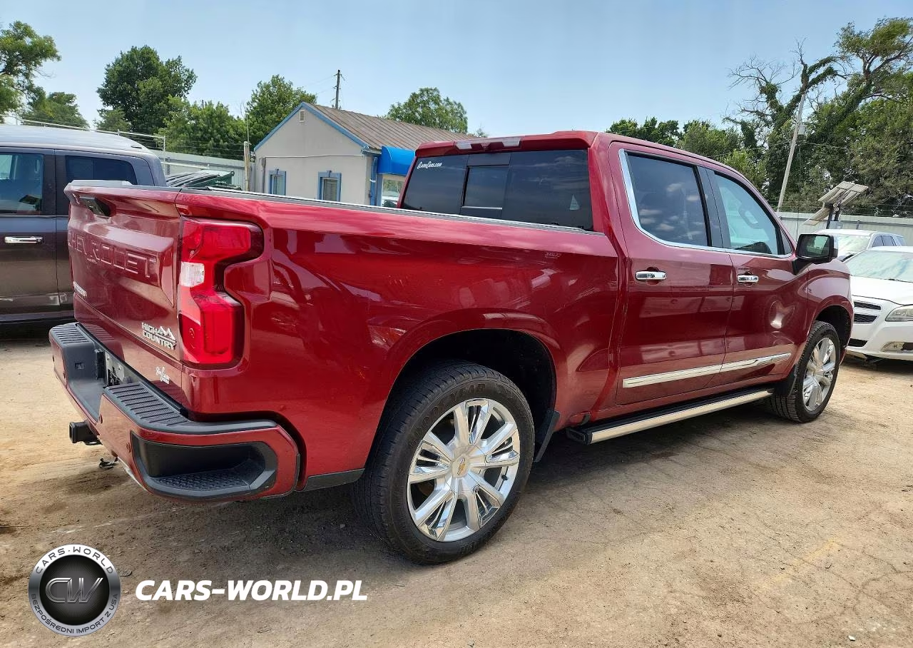2022 Chevrolet Silverado K1500 High Country VIN:3GCUDJET9NG603627 - 3