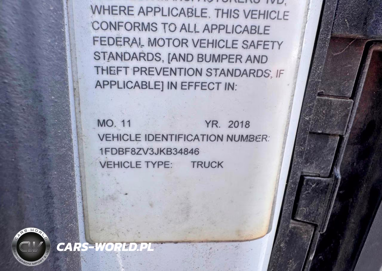 2018 Ford Transit T-350 Hd VIN:1FDBF8ZV3JKB34846 - 10