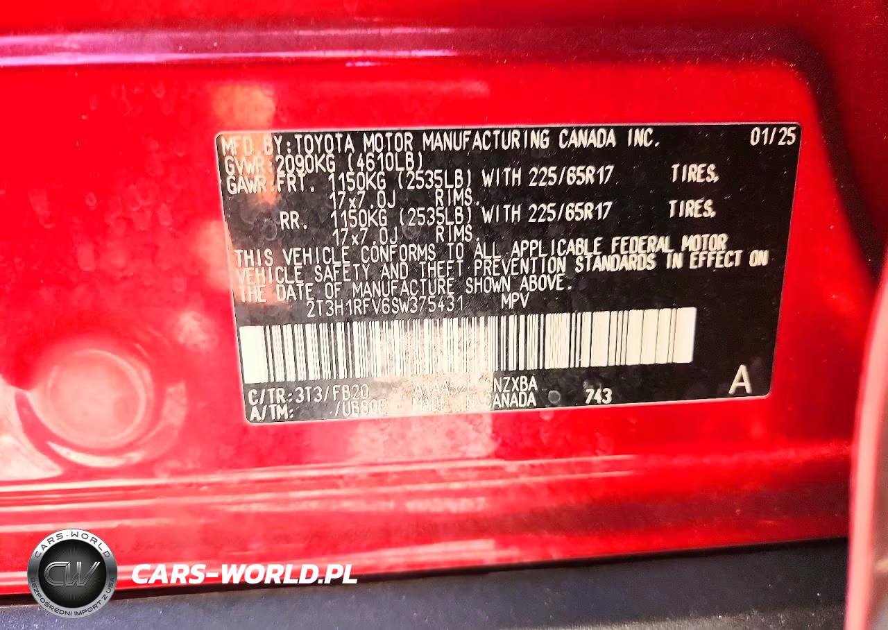 2025 Toyota Rav4 Le VIN:2T3H1RFV6SW375431 - 13