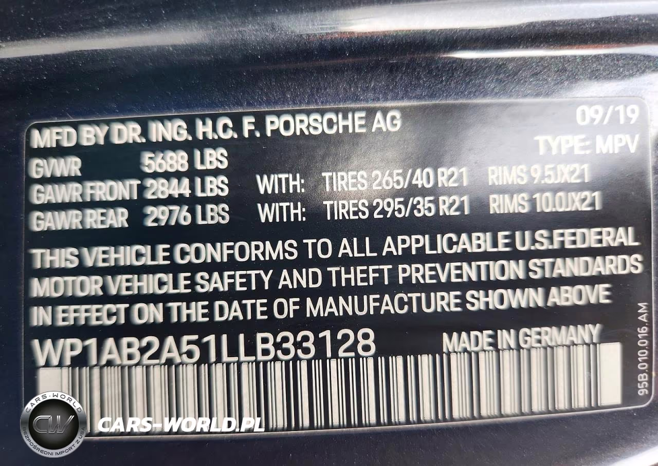 2020 Porsche Macan S VIN:WP1AB2A51LLB33128 - 13
