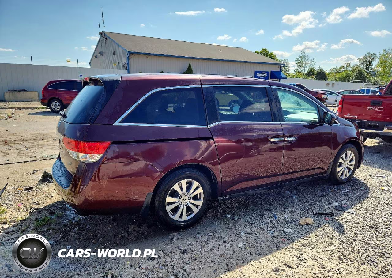 2014 Honda Odyssey Ex VIN:5FNRL5H41EB136164 - 3