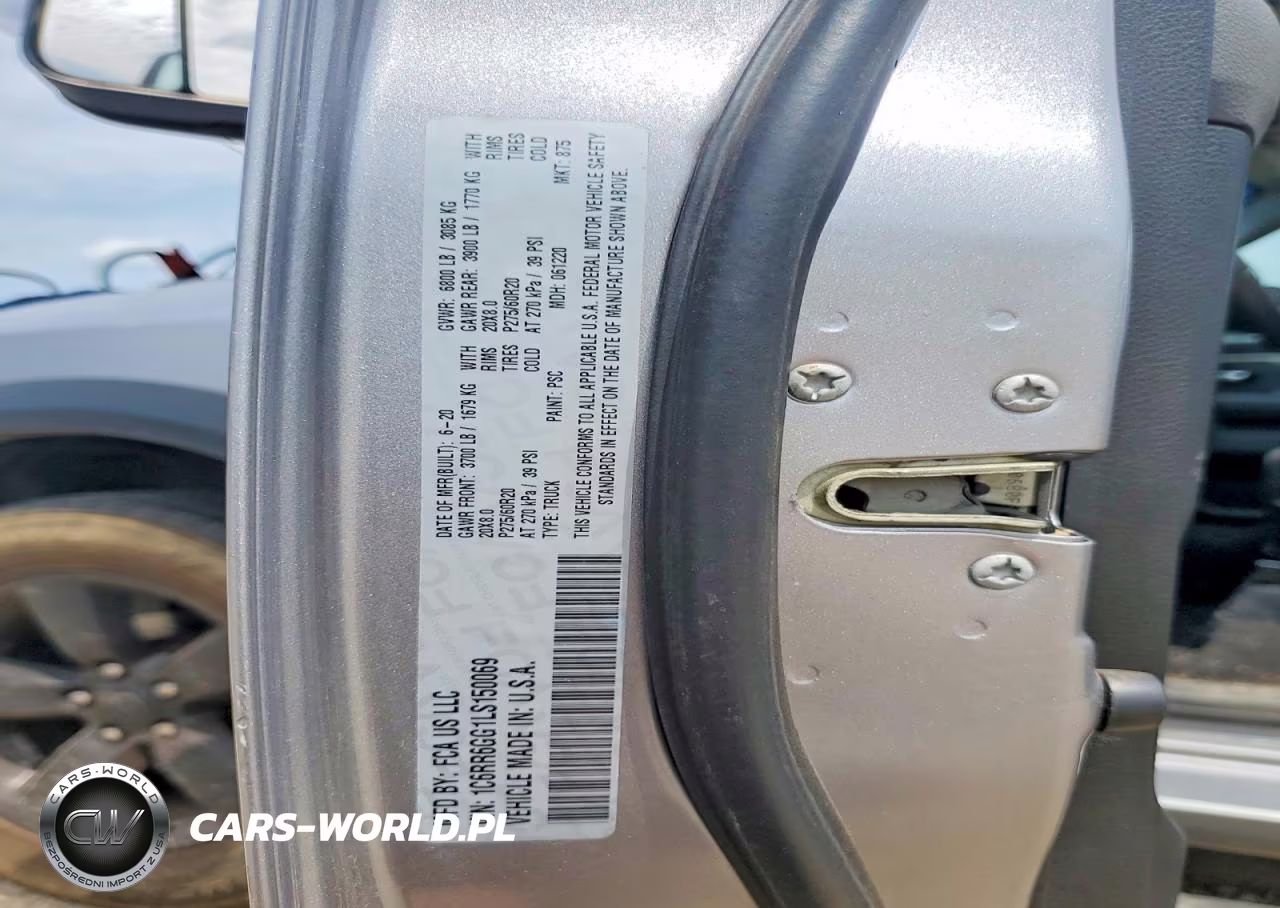 2020 Ram 1500 Classic Warlock VIN:1C6RR6GG1LS150069 - 12