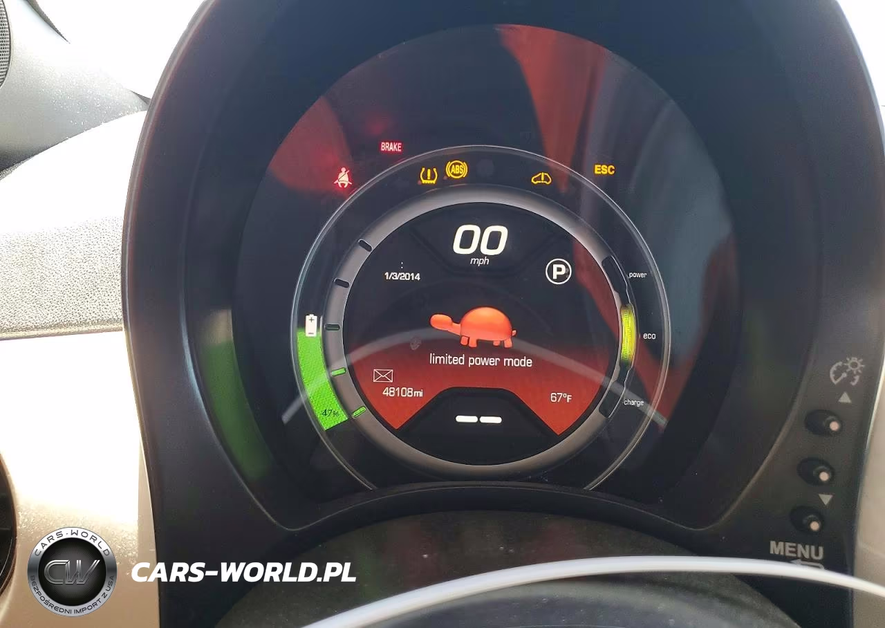 2015 Fiat 500 Electric VIN:3C3CFFGEXFT652916 - 9