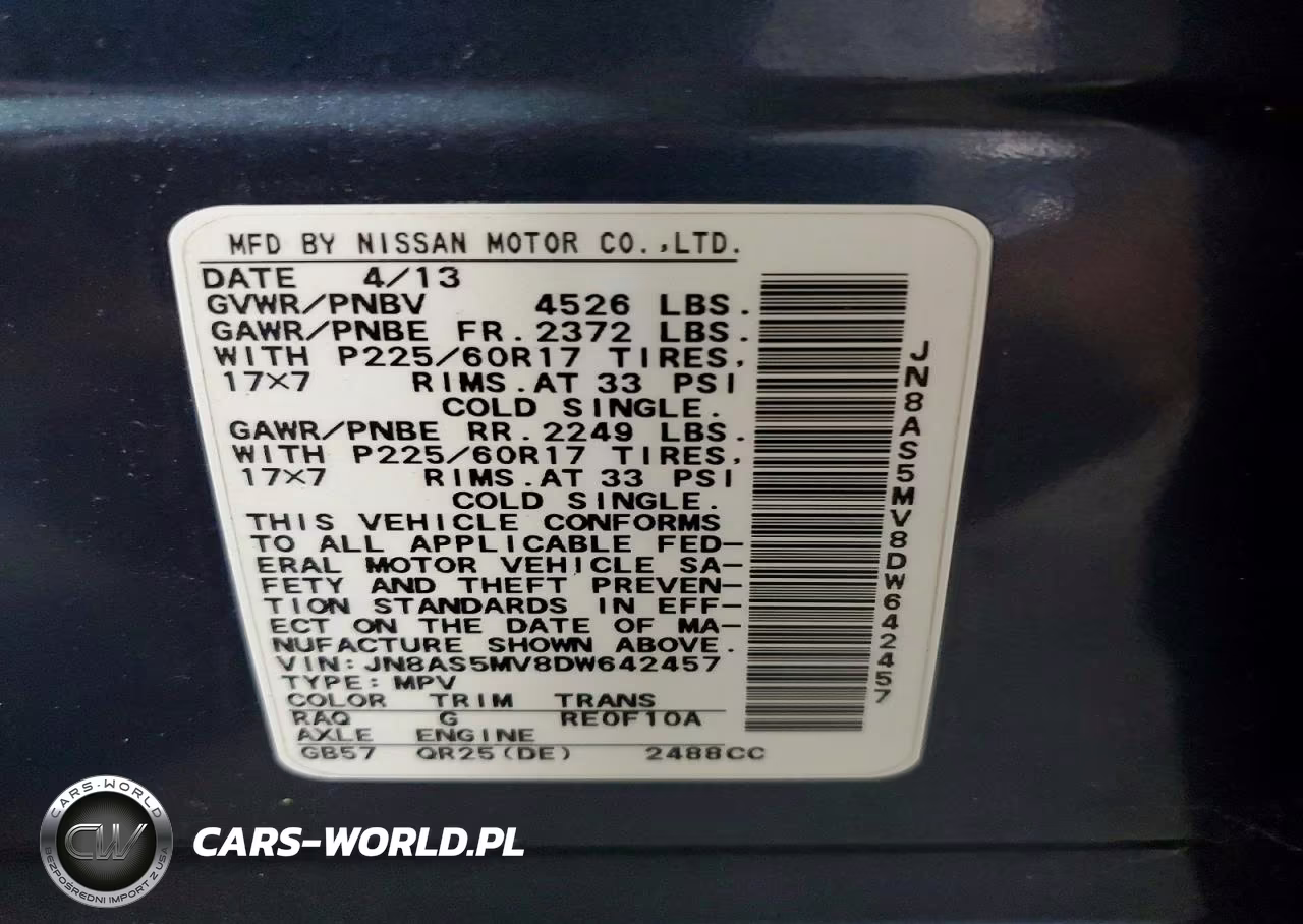 2013 Nissan Rogue S VIN:JN8AS5MV8DW642457 - 12