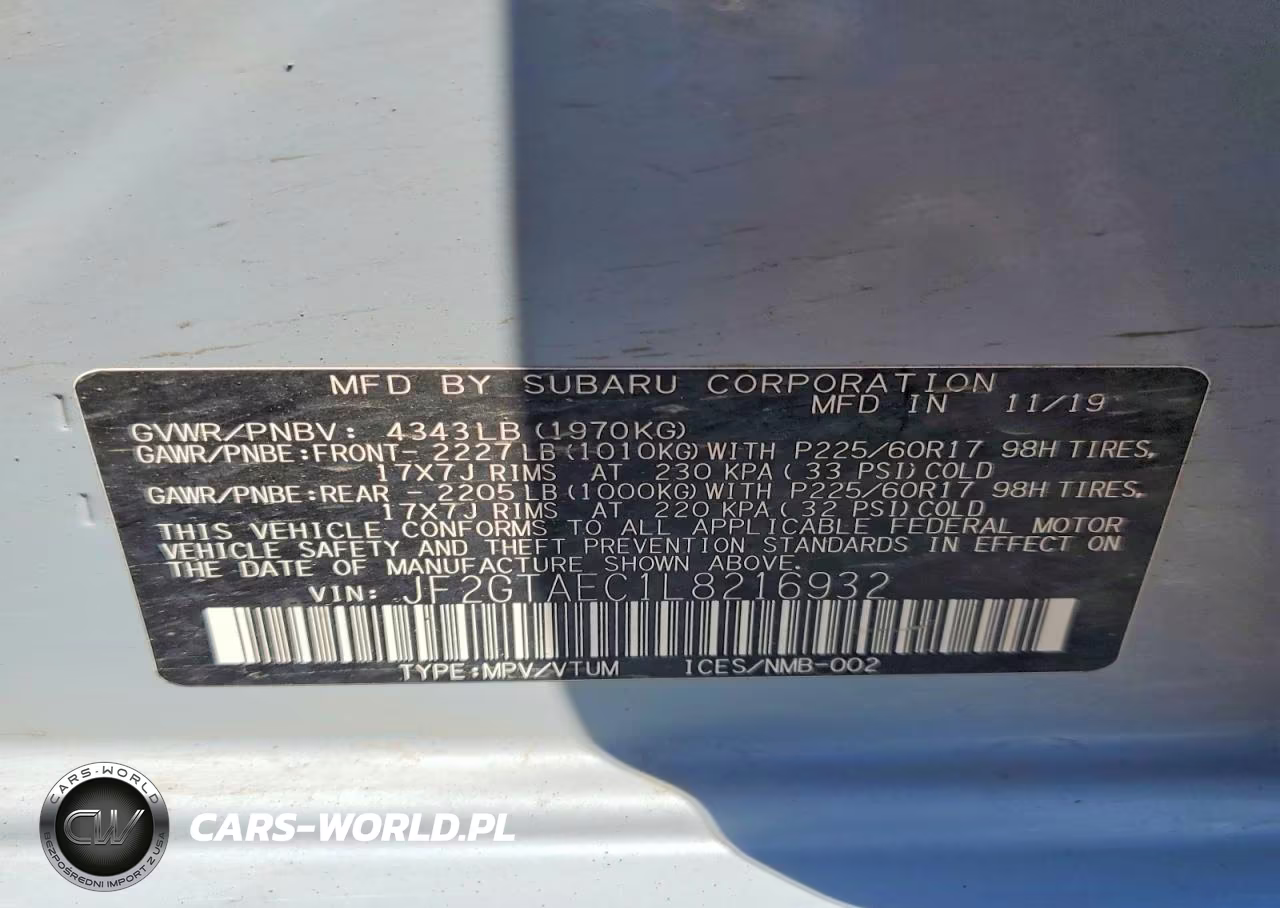 2020 Subaru Crosstrek Premium VIN:JF2GTAEC1L8216932 - 13