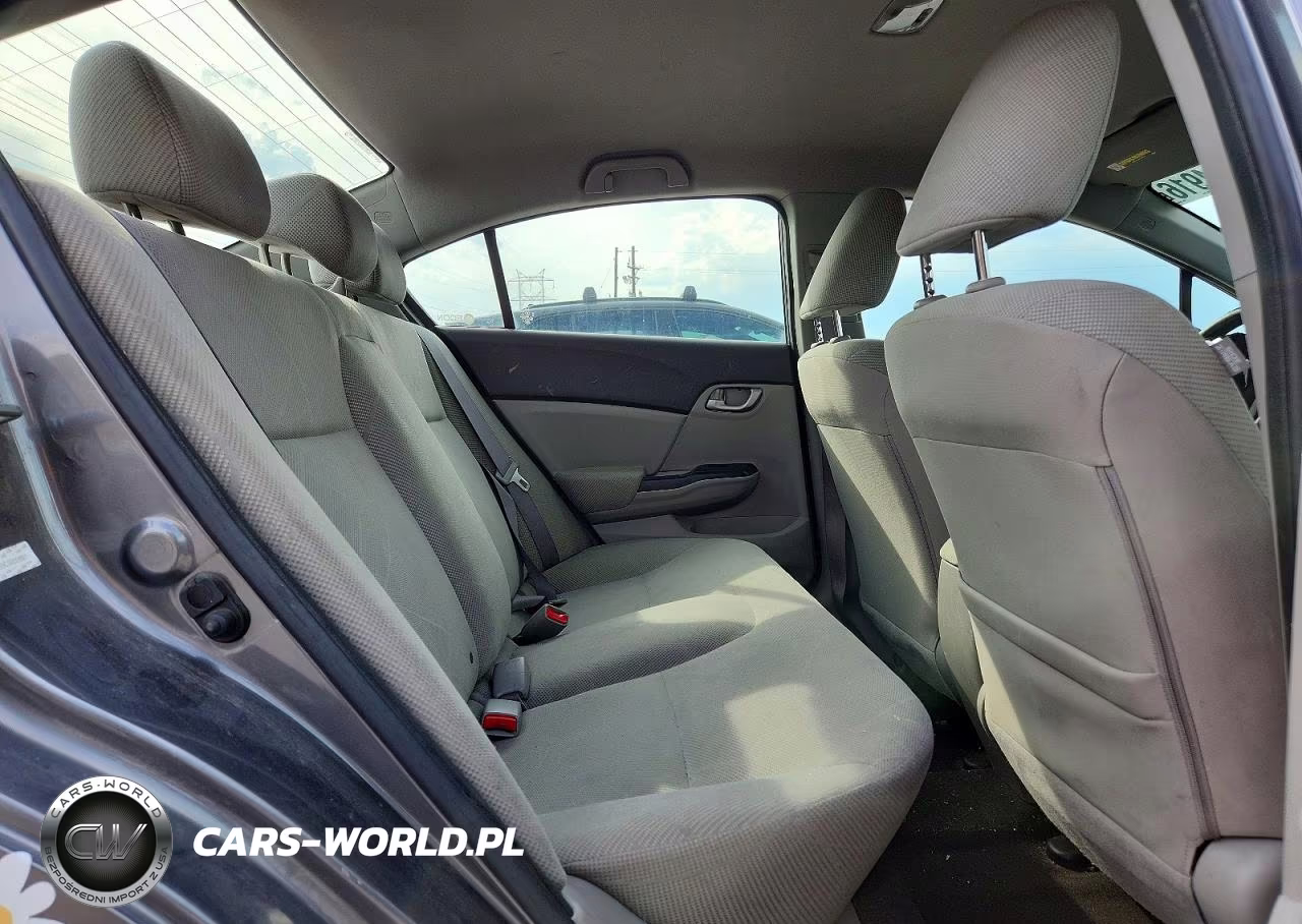 2012 Honda Civic Lx VIN:JHMFB2F55CS000697 - 10