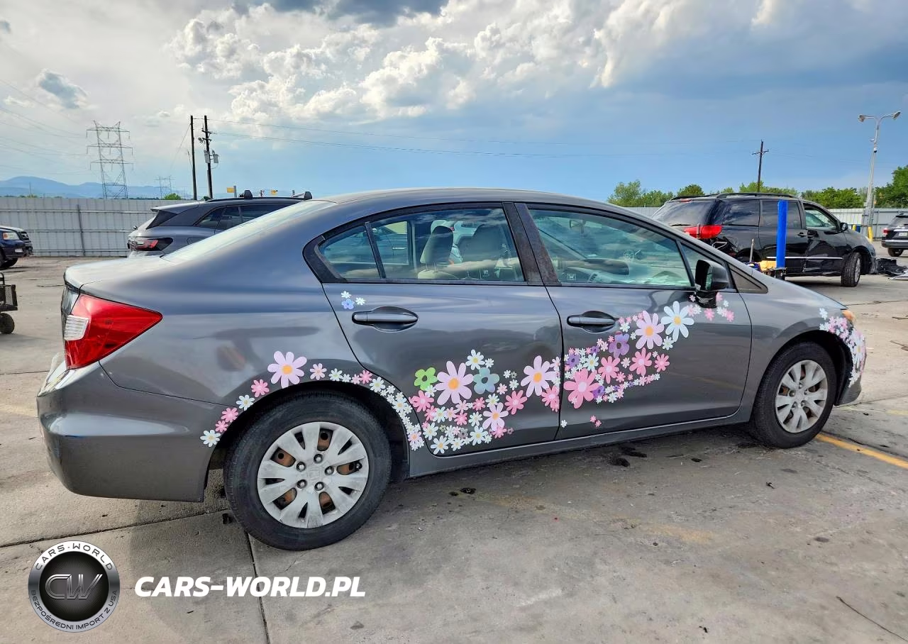 2012 Honda Civic Lx VIN:JHMFB2F55CS000697 - 3