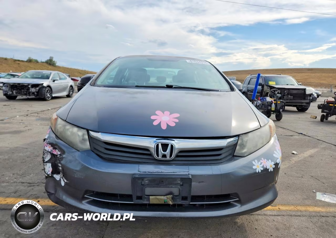 2012 Honda Civic Lx VIN:JHMFB2F55CS000697 - 5