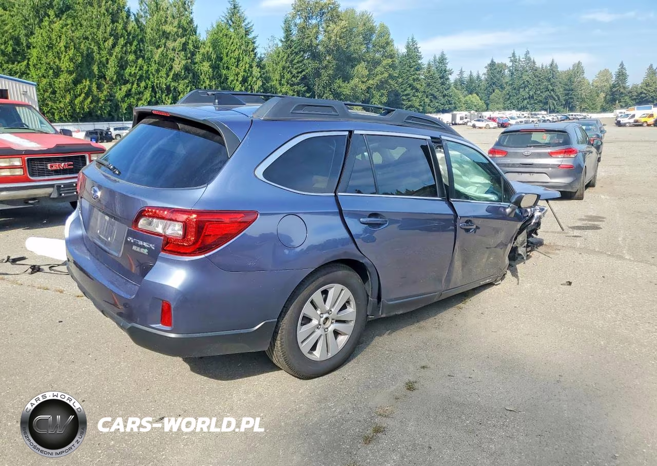2016 Subaru Outback 2.5I Premium VIN:4S4BSACC7G3335727 - 3