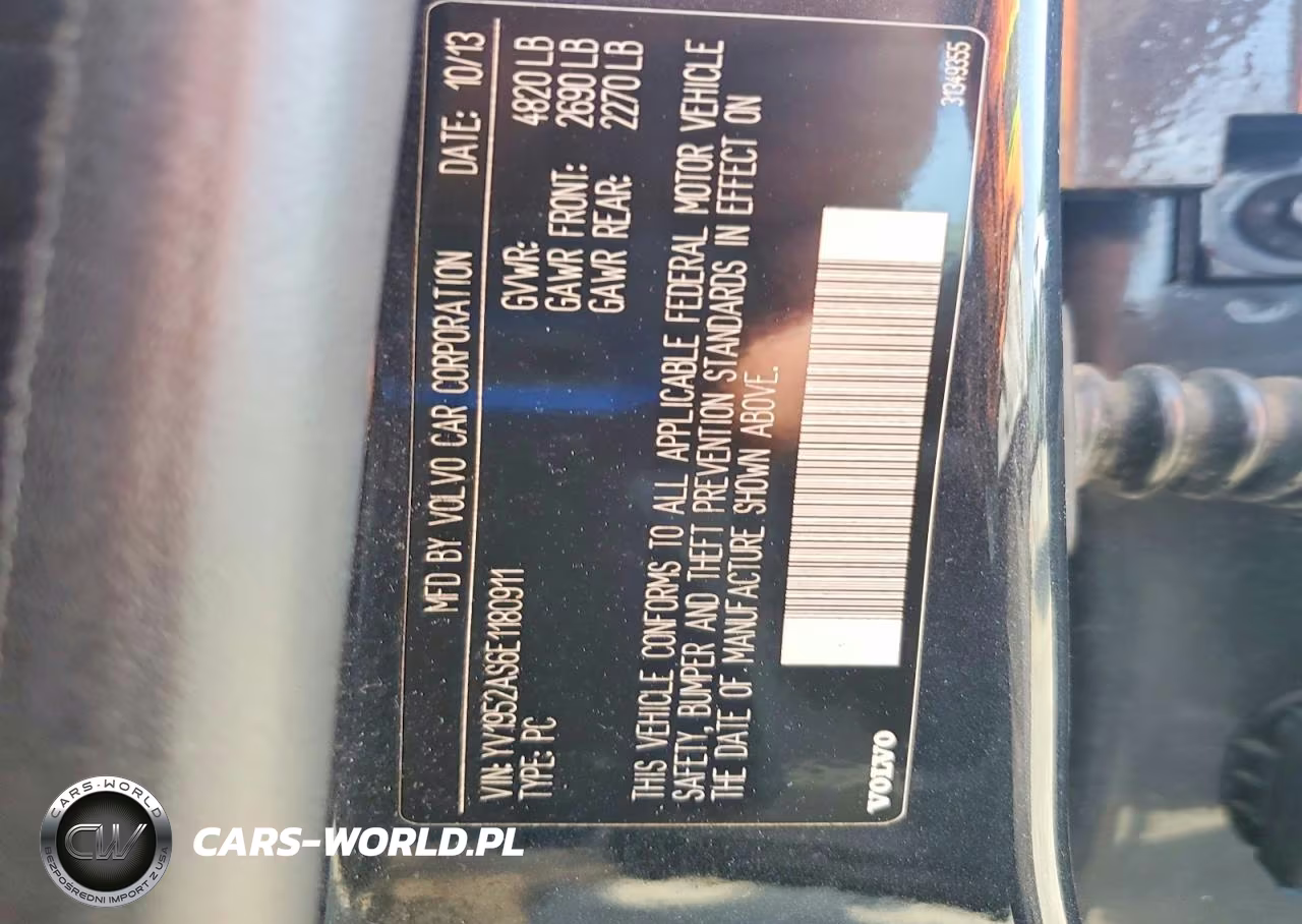 2014 Volvo S80 3.2 VIN:YV1952AS6E1180911 - 12