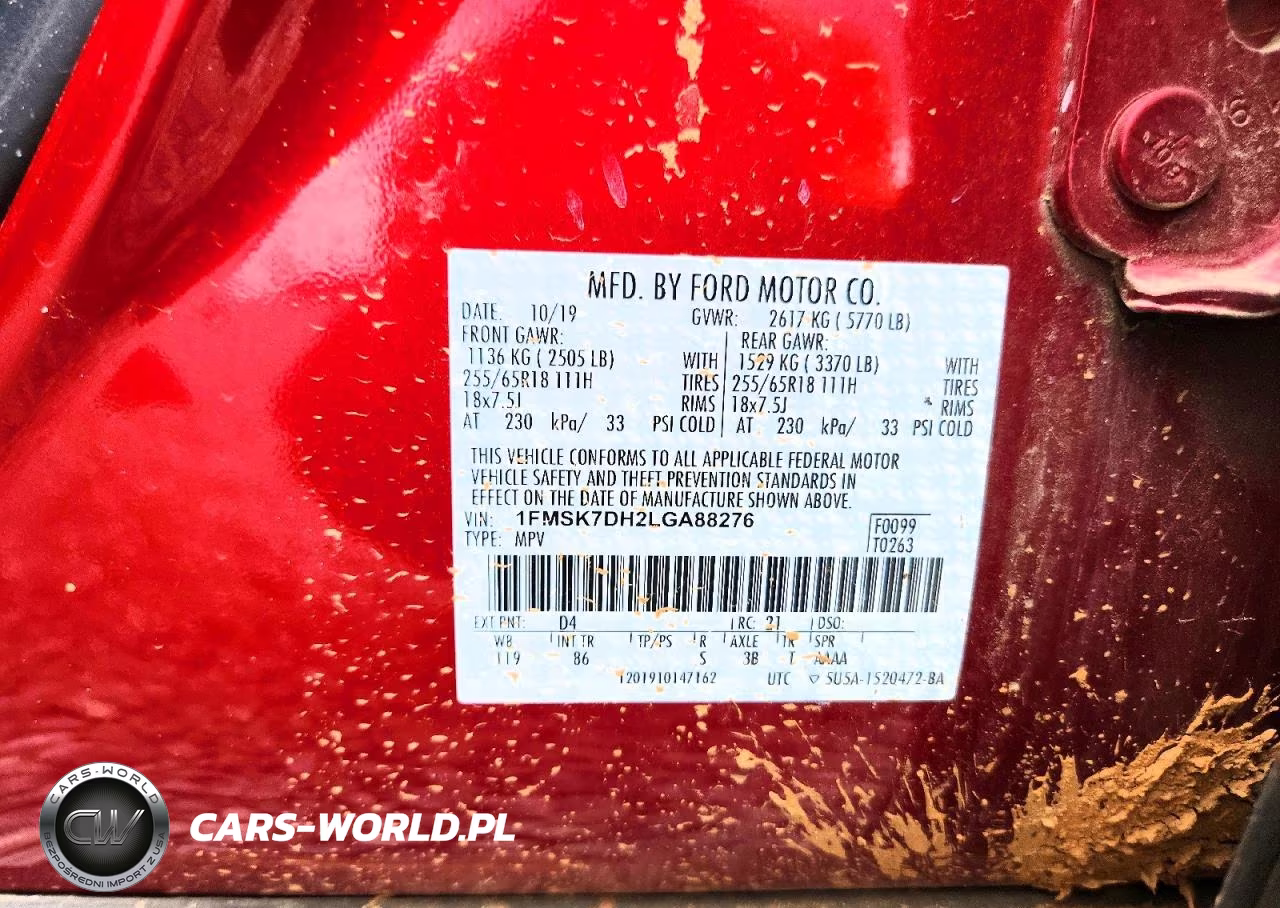 2020 Ford Explorer Xlt VIN:1FMSK7DH2LGA88276 - 13