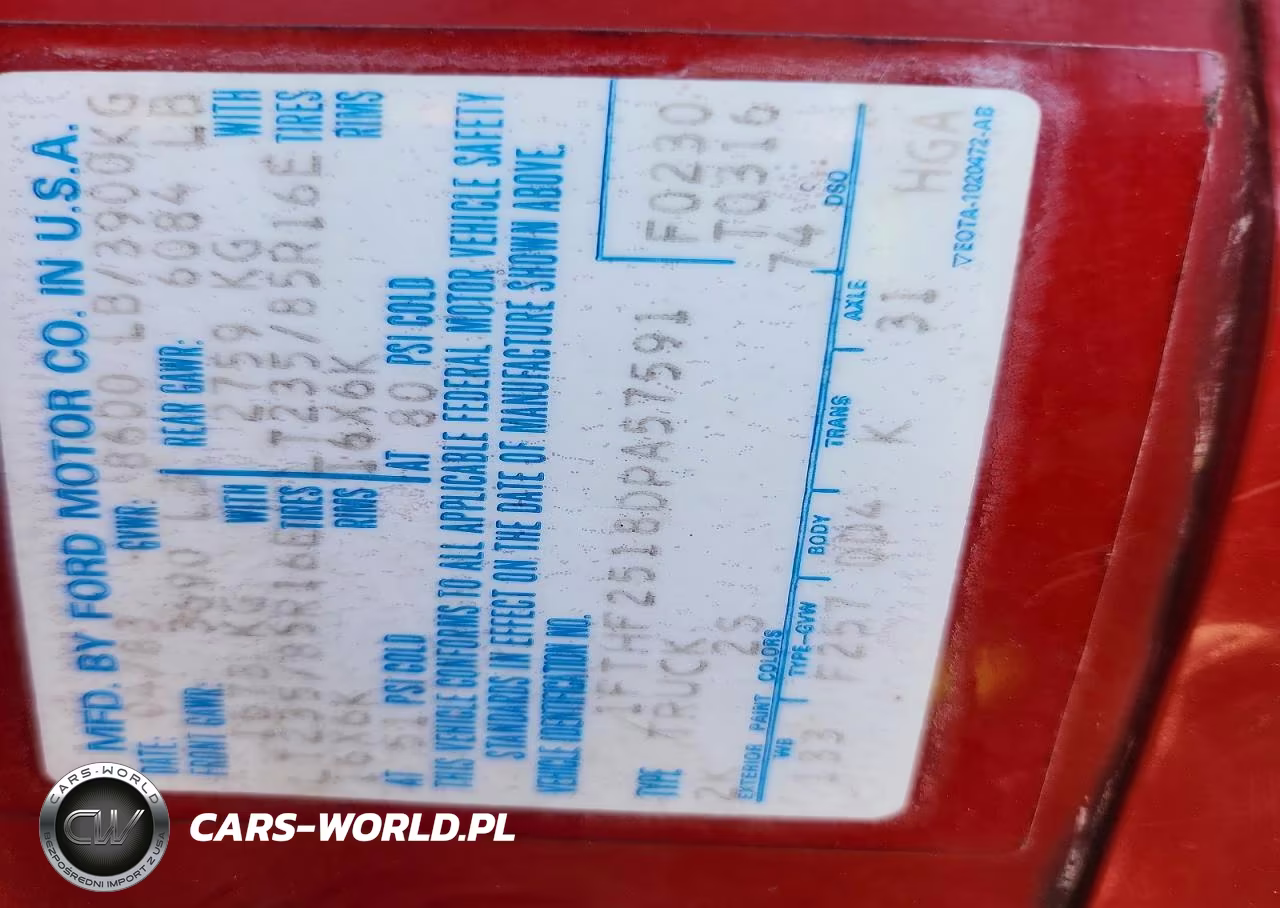 1983 Ford F250 VIN:1FTHF2518DPA57591 - 12