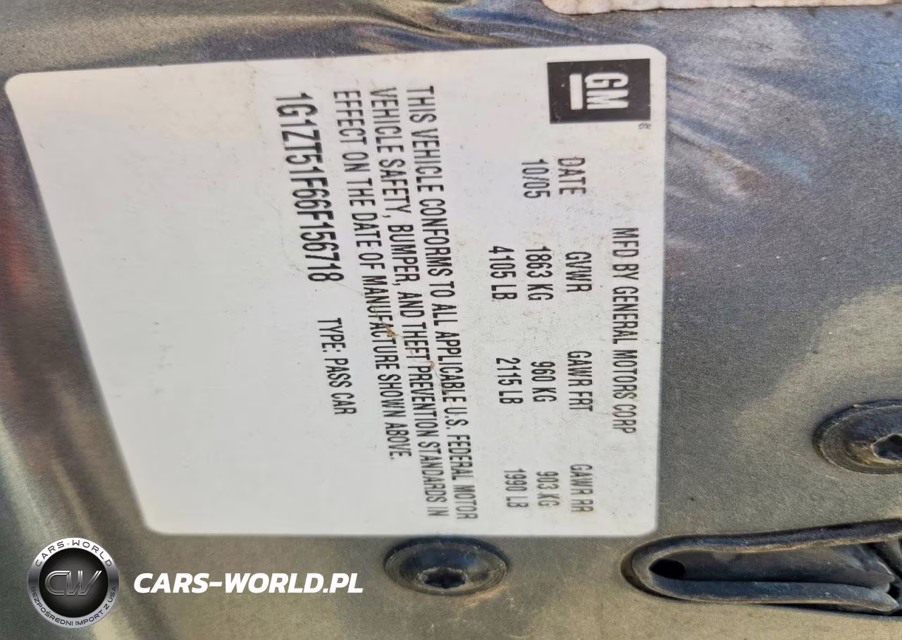 2006 Chevrolet Malibu Lt VIN:1G1ZT51F66F156718 - 12