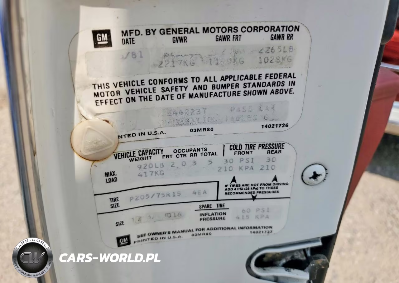 1981 Buick Riviera VIN:1G4AZ57Y8BE442237 - 12
