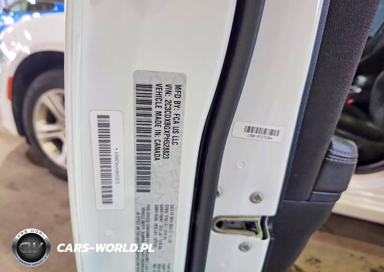 2023 Dodge Charger Sxt VIN:2C3CDXBGXPH528823 - 12