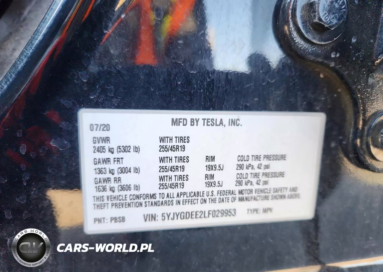 2020 Tesla Model Y VIN:5YJYGDEE2LF029953 - 12
