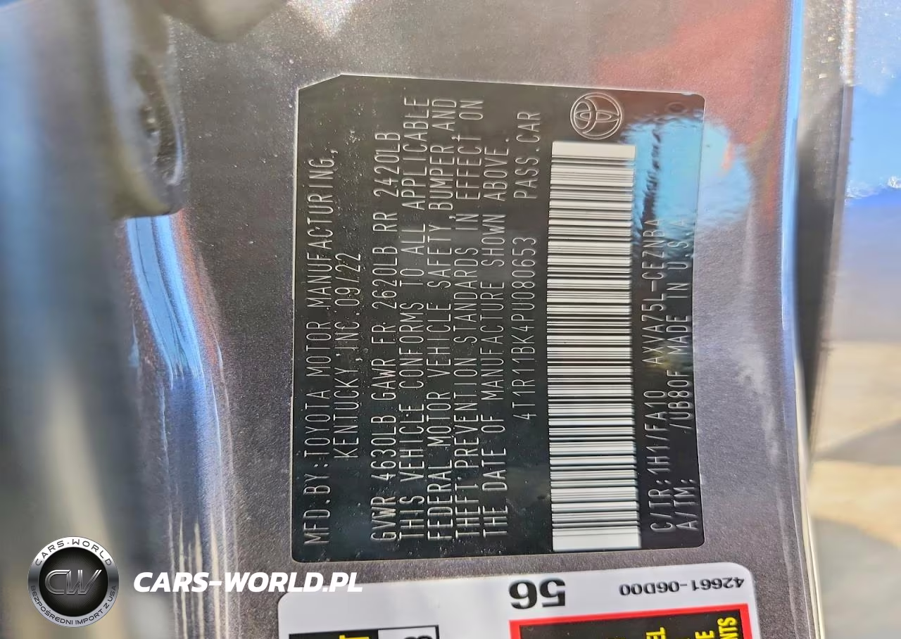 2023 Toyota Camry Le VIN:4T1R11BK4PU080653 - 13