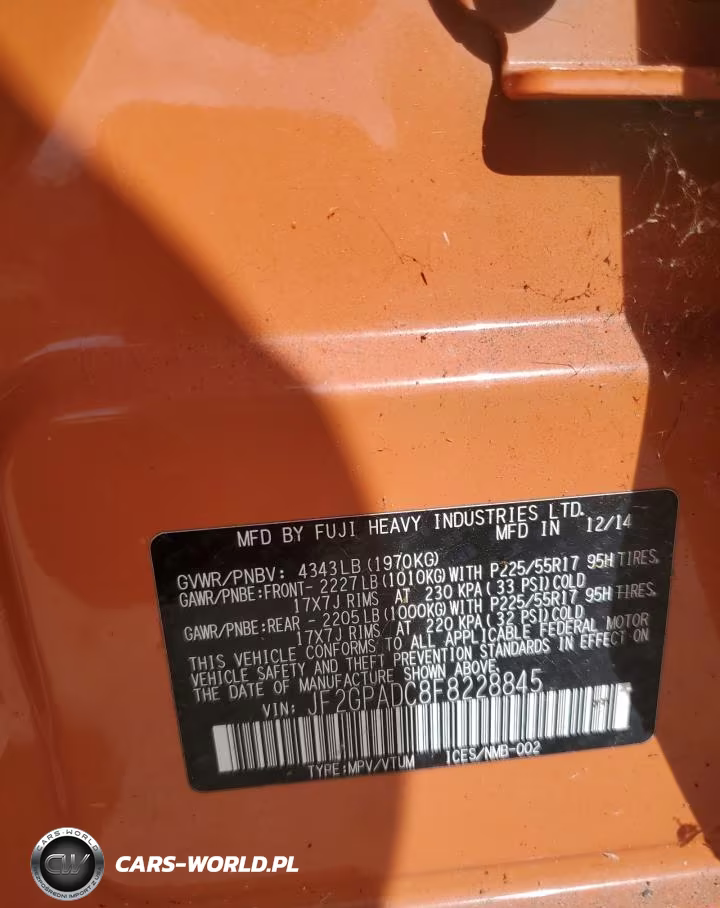 2015 Subaru Xv Crosstrek 2.0 Premium VIN:JF2GPADC8F8228845 - 13