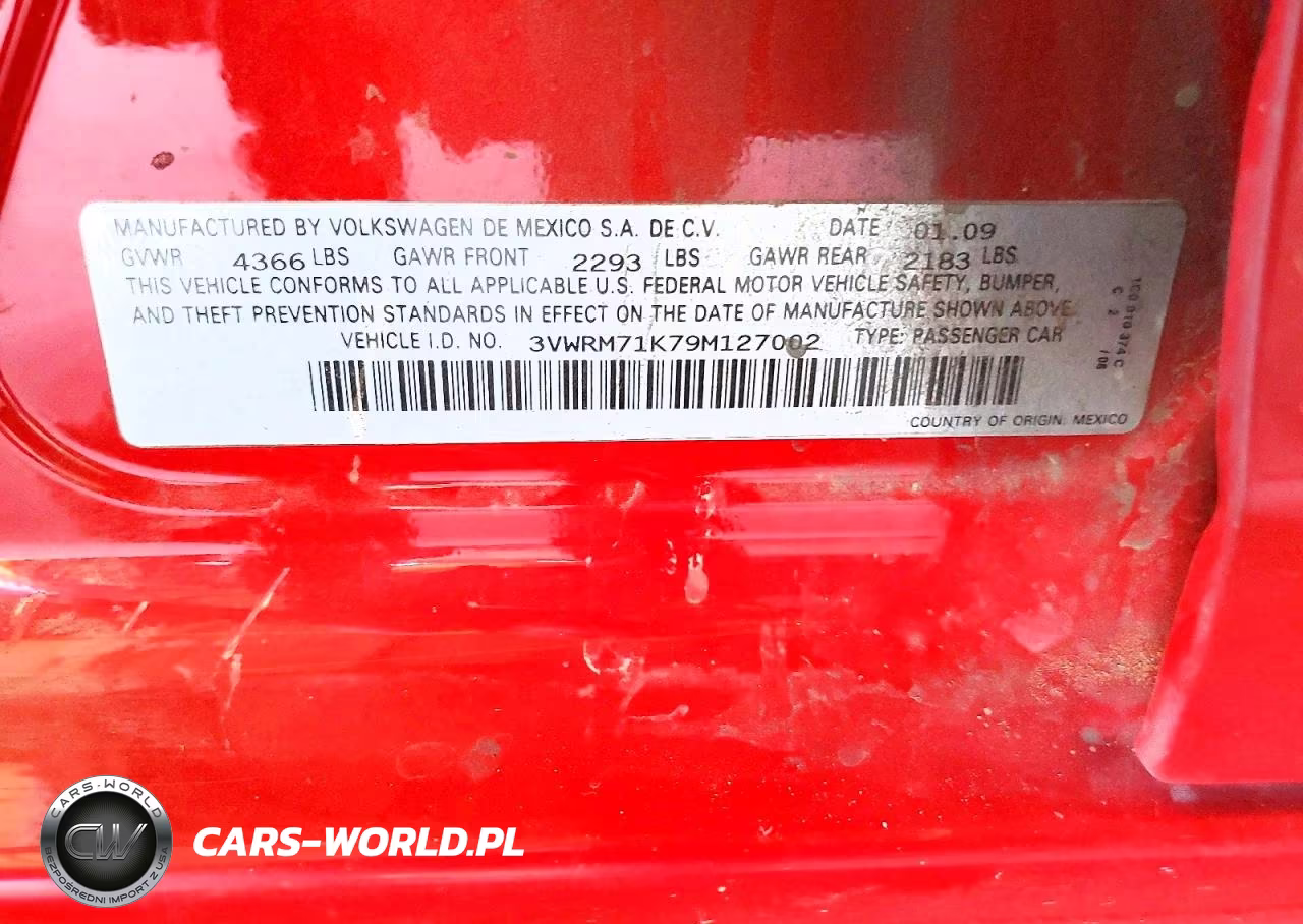 2009 Volkswagen Jetta Se VIN:3VWRM71K79M127002 - 12