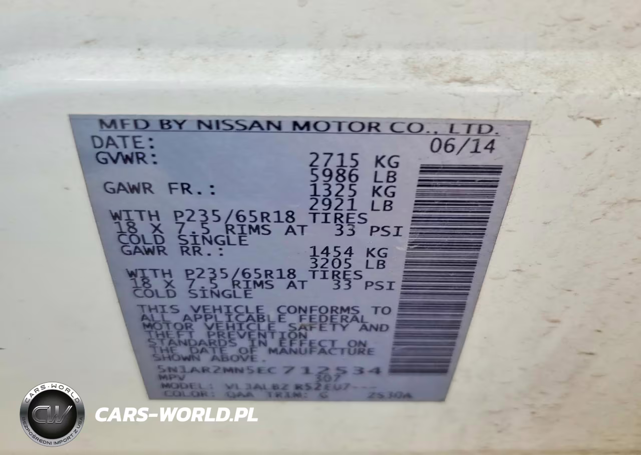 2014 Nissan Pathfinder S VIN:5N1AR2MN5EC712534 - 14